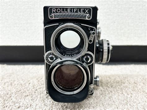 【傷や汚れあり】a517 Rolleiflex ローライフレックス Xenotar 128 80mm Heidosmat 二眼レフカメラ