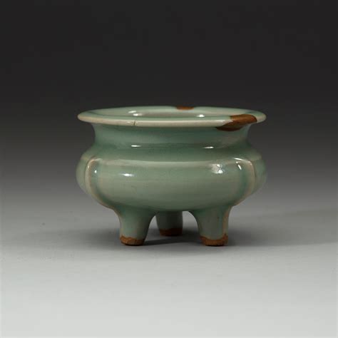 A Longquan Celadon Tripod Censer Southern Song Dynasty