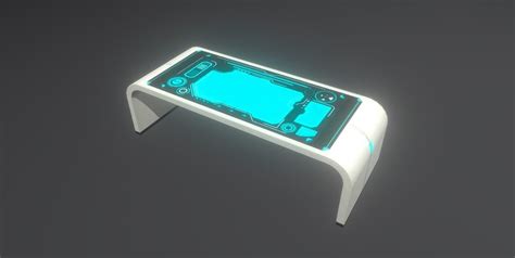 3D model Sci-fi office furniture kit VR / AR / low-poly | CGTrader