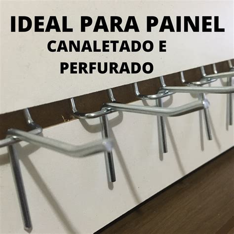 Ganchos Novos Eucatex Para Painel Canaletado E Perfurado Cm