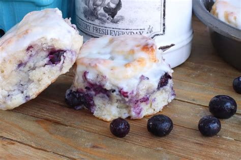 Bo Blueberry Biscuits Better Than Bojangles Glazed Blueberry Biscuits