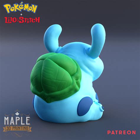 Stl Datei Bulbasaur Lilo Und Stitch Kostenlosobjekt Zum