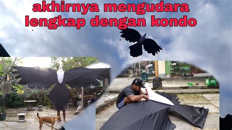 Pemasangan Kondo Layangan Burung Elang Meter Youtube