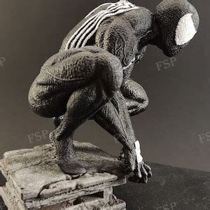 Symbiote Suite Spiderman 3D Printed And Hand Painted Figure Unique