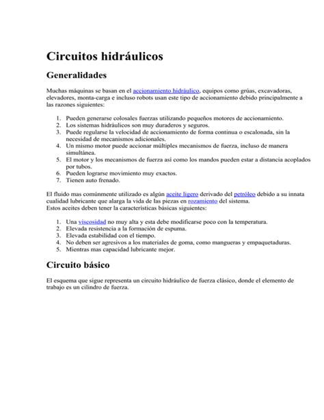 Circuitos Hidr Ulicos