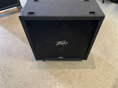 Peavey 412m Straight 4x12 Guitar Speaker Cabinet 1990s Black Reverb