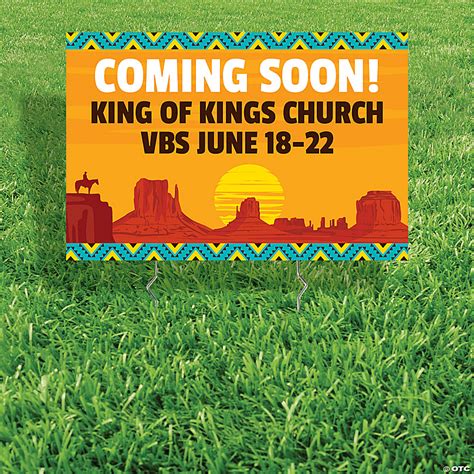 Personalized Southwest VBS Yard Sign Oriental Trading