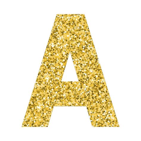 Gold Glitter Letters and Numbers, Gold Glitter Alphabet, Gold Glitter ...