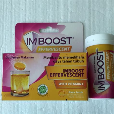 Jual Imboost Effervescent With Vitamin C Suplemen Daya Tahan Tubuh