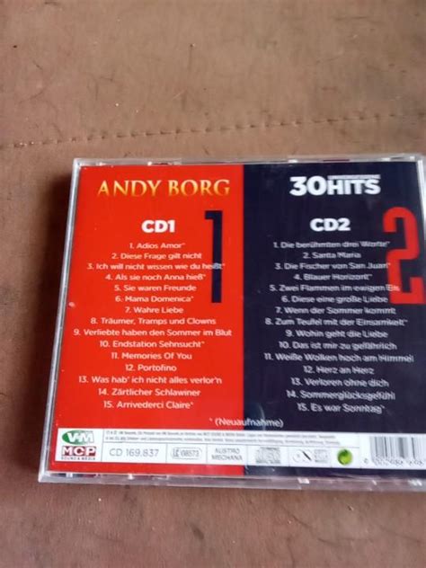 Doppel CD Andy Borg 30 unvergessene Hits in 35649 Bischoffen für 5