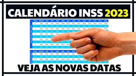 Novo CalendÁrio De Pagamentos Dos BenefÍcios Do Inss 2023 Aposentados E Pensionistas