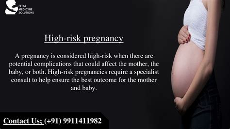 Ppt What Is High Risk Pregnancy And Its Causes Fetal Medicine