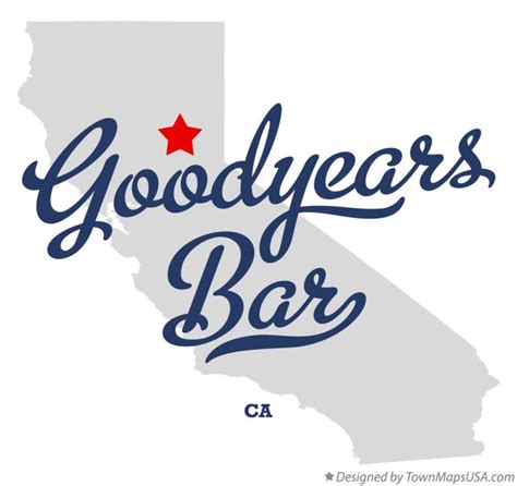 Map of Goodyears Bar, CA, California