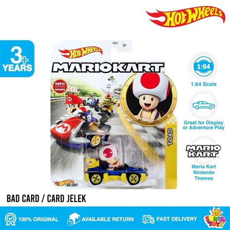 Jual Hot Wheels Mario Kart Toad Mach 8 Shopee Indonesia