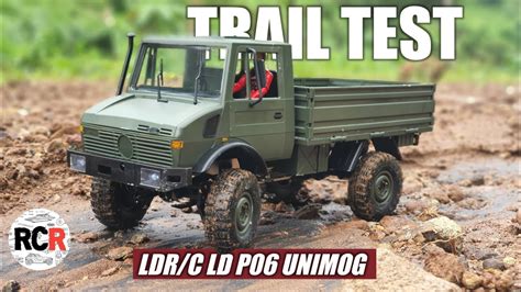 RC MILITARY TRUCK UNIMOG 1 12 TRAIL TEST LDR C LD P06 YouTube