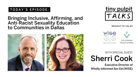 Bringing Inclusive Affirming And Anti Racist Sex Ed To Dallas Sherri