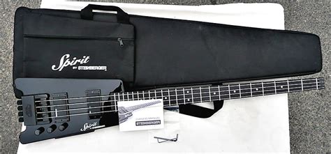 Steinberger Spirit Headless Bass Guitar With Padded Gigbag Reverb