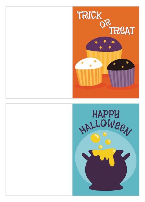 Happy Halloween Greeting Cards 15 Free Pdf Printables Printablee