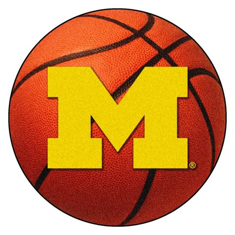 Michigan Wolverines Basketball Rug College