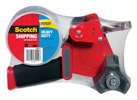 Scotch Heavy Duty Shipping And Packaging Tape Dispenser 188 In X 60 Yd