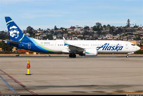 N903AK Alaska Airlines Boeing 737 9 MAX Photo By Nguyen Huy Bao ID