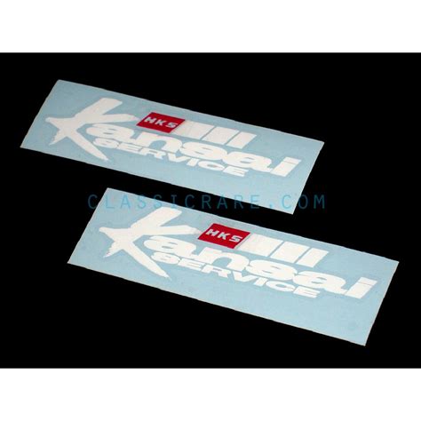 Hks Kansai Service Logo Power Japan 6inch Vinyl Decals Sticker 2