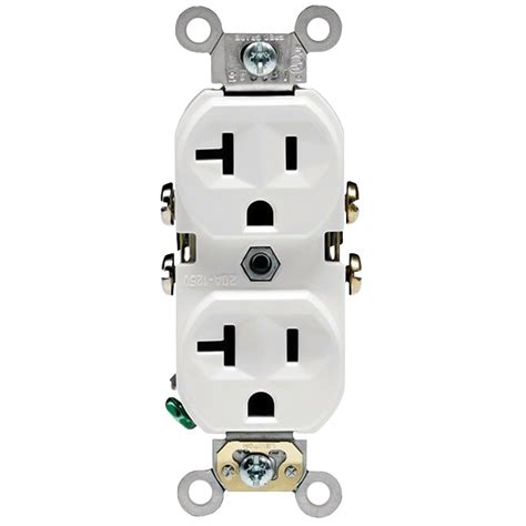 Leviton Cr W Straight Blade Duplex Receptacle Vac A