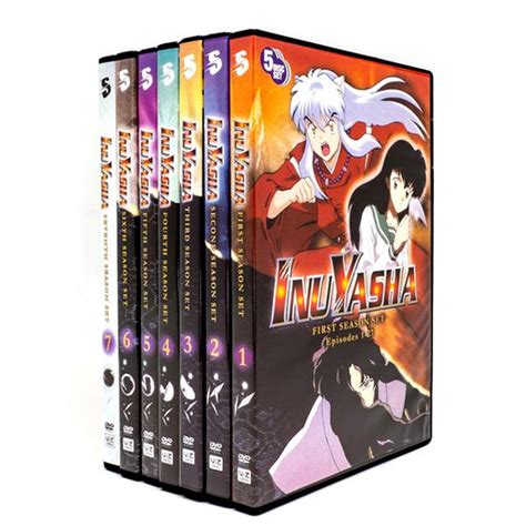 Inuyasha Complete Series Season 1 7 Dvd 32 Disc Movie Collection Set Wish