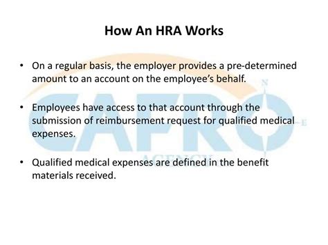 Ppt Health Reimbursement Arrangements Hras Powerpoint Presentation