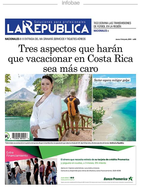 La Republica Costa Rica 13 De Junio De 2019 Infobae