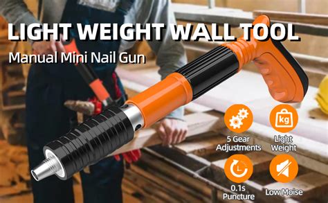 Amazon Manual Mini Steel Nail Gun Speed Adjustable Mini Nail