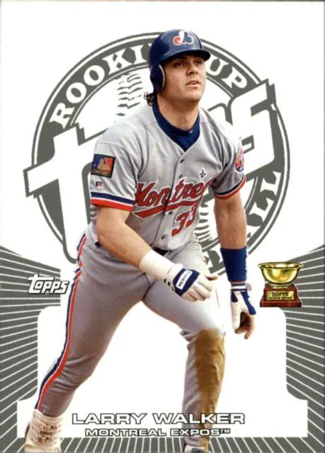 CARTE DE BASEBALL 2005 Topps Rookie Cup Montréal Expos 74 Larry Walker