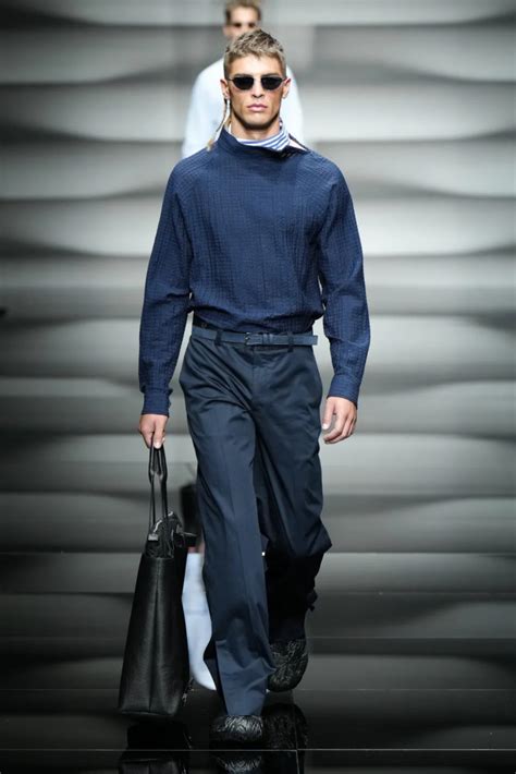 Martim Canavarro At The Emporio Armani SS23 Show