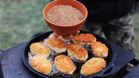 КОТЛЕТЫ ПО КУПЕЧЕСКИ. БЫСТРЫЙ И ВКУСНЫЙ ОБЕД С ГРЕЧКОЙ - YouTube