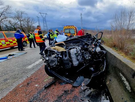 M Tropole De Grenoble Encore Un Accident Grave Sur La D Viation Du