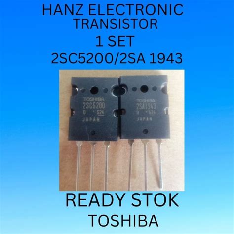 Transistor Final Toshiba 2sc5200 2sa1943 Harga Per Set Lazada Indonesia