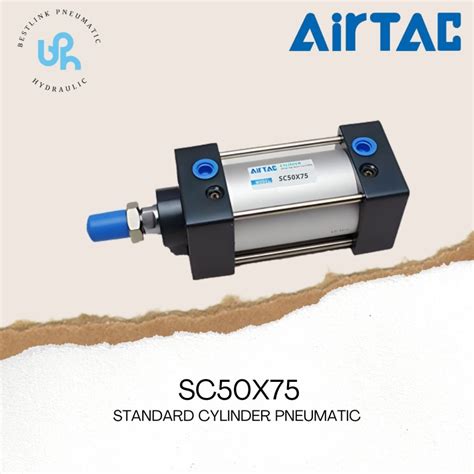 Jual STANDARD CYLINDER PNEUMATIC SC 50 X 75 AIRTAC SC50X75SCA