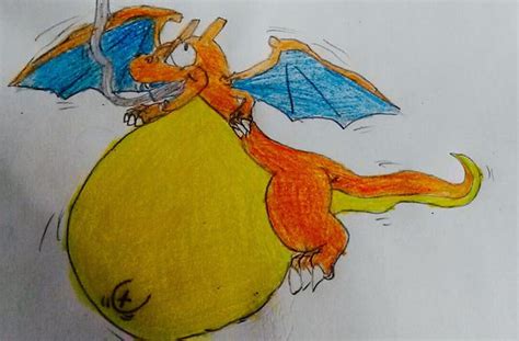 charizard inflation by s3be on DeviantArt