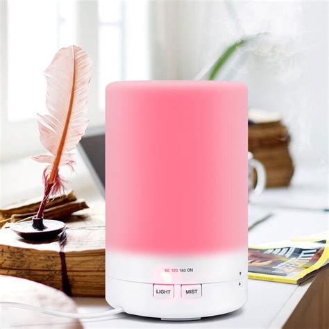 2017 Mini Aromatherapy Diffuser Ultrasonic Humidifier LED Night Light