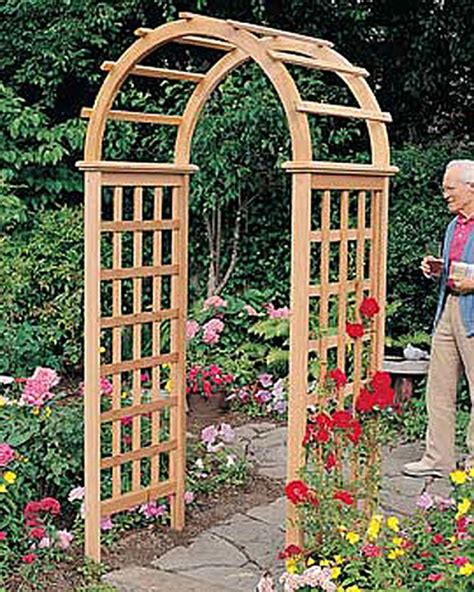 Victoria Cedar Arch Diy Garden Trellis Garden Archway Garden Arches