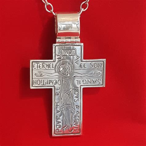 Croix Pectorale Argent Christ Rédempteur Greschny Chéret