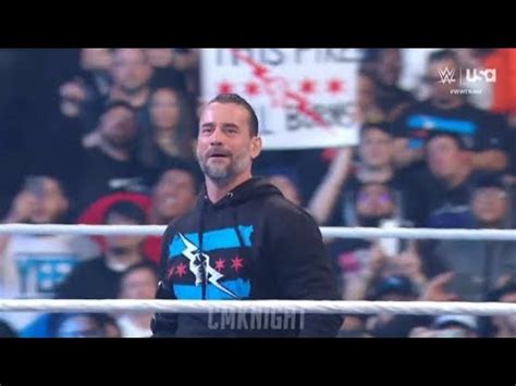 Cm Punk Entrance Wwe Raw Youtube