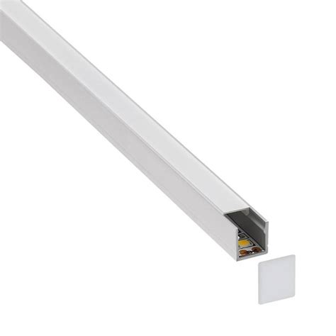 Kit Perfil De Aluminio Skyrt Para Tiras Led Metro Ledbox