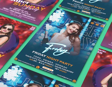 Club Event Flyer Design Behance