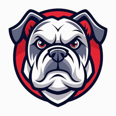 Premium Vector Aggressive Bulldog Mascot Logo Design