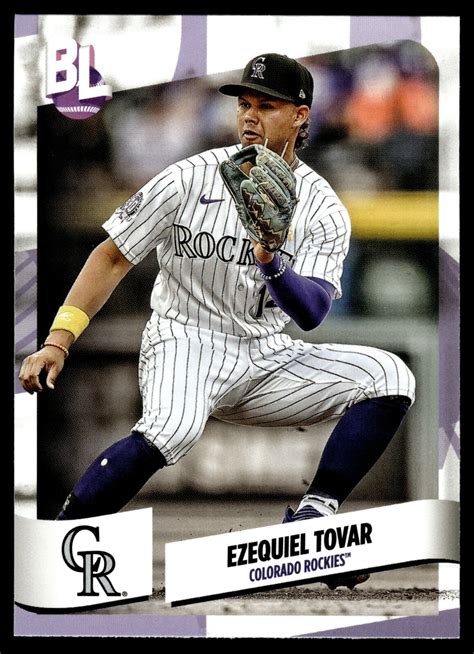 Topps Big League Ezequiel Tovar Colorado Rockies Ebay