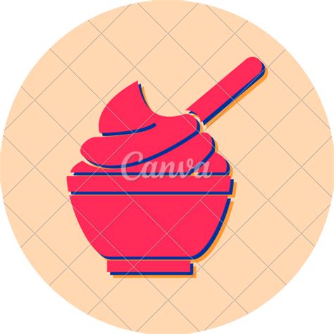 Whipped Cream Icon Design Canva