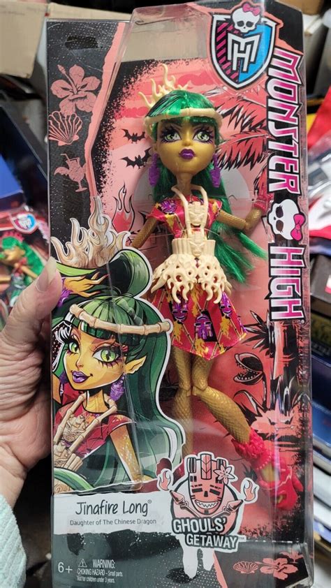 2015 Monster High Jinafire Long Ghouls Getaway Doll New In Box