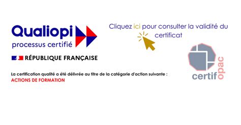 Les Obligations D Affichage Du Certificat Qualiopi Certifopac