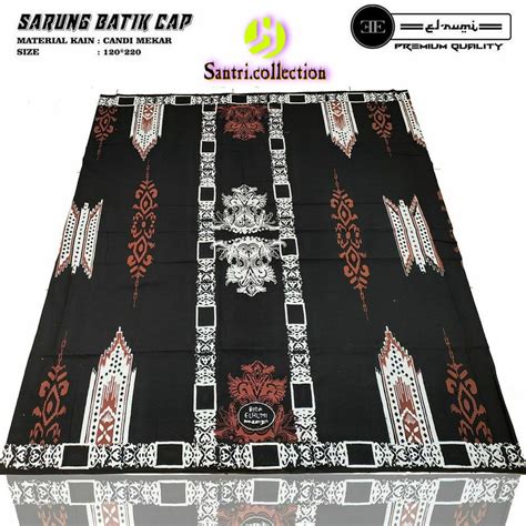 Jual Sarung Batik Sarung Kang Santri Motif Aksara Jawa Hanacaraka